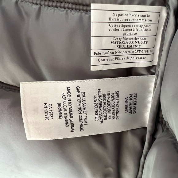 NEW Elevate Womens Mercer Insulated Vest Black LARGE Puffer Winter Snow Cozy - Picture 5 of 6